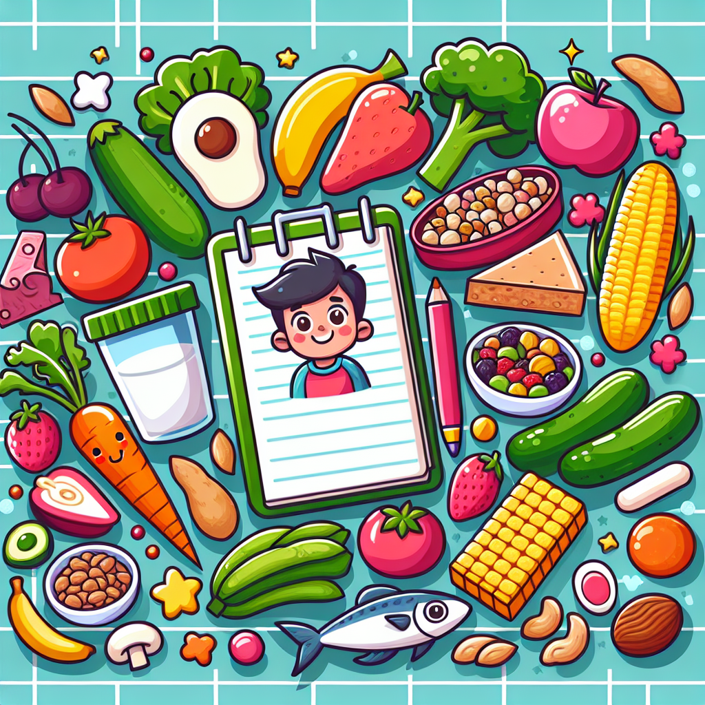 Menariknya Poster Makanan Sehat Kartun untuk Anak-anak di Sekolah
