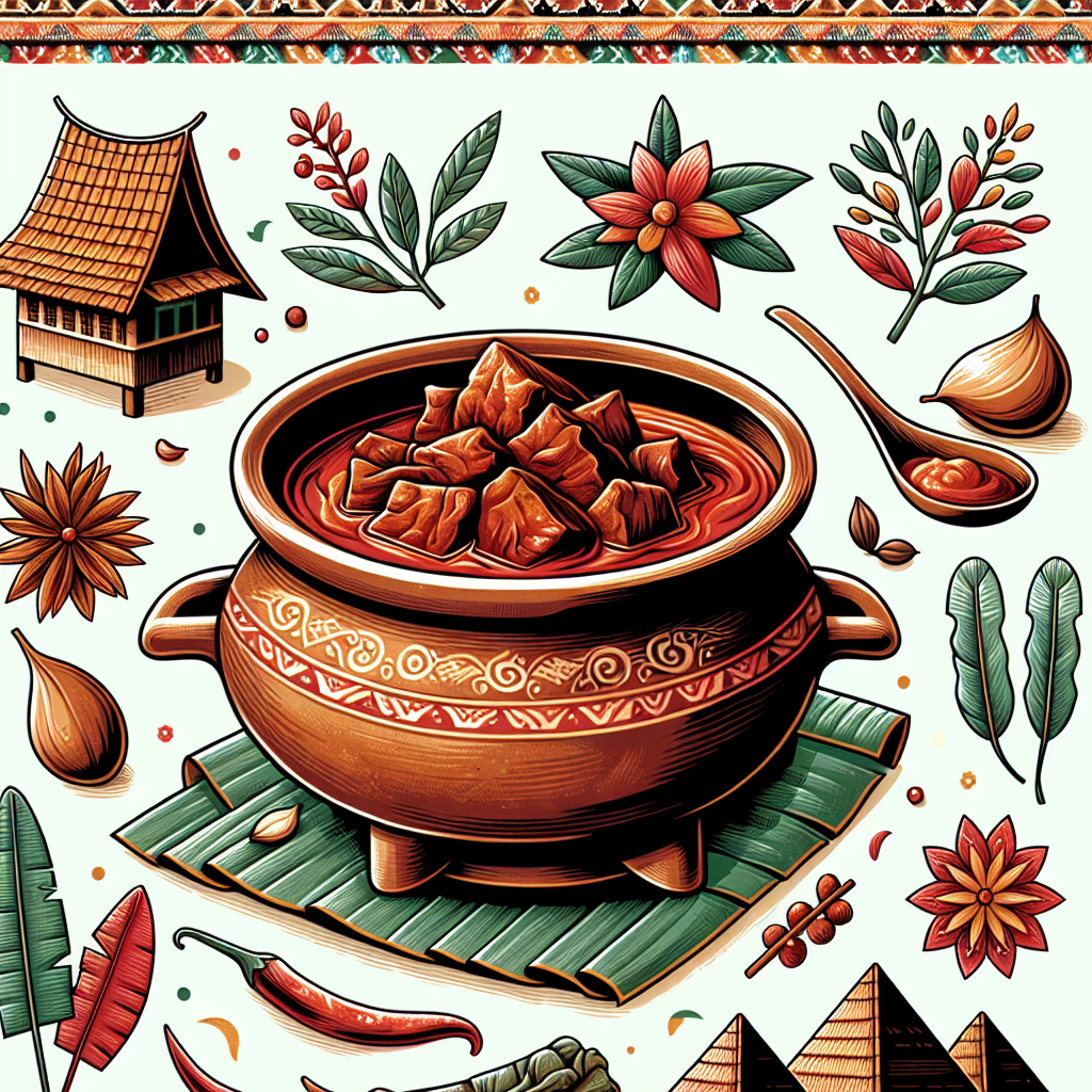 Rendang – Hidangan Pedas Asli Minangkabau